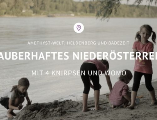 Das zauberhafte Niederösterreich mit 4 Knirpsen und WoMo